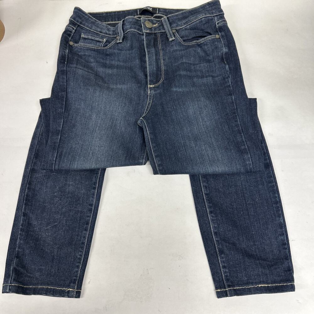 Paige Dark Denim Skinny Jean Hoxton Ankle 28